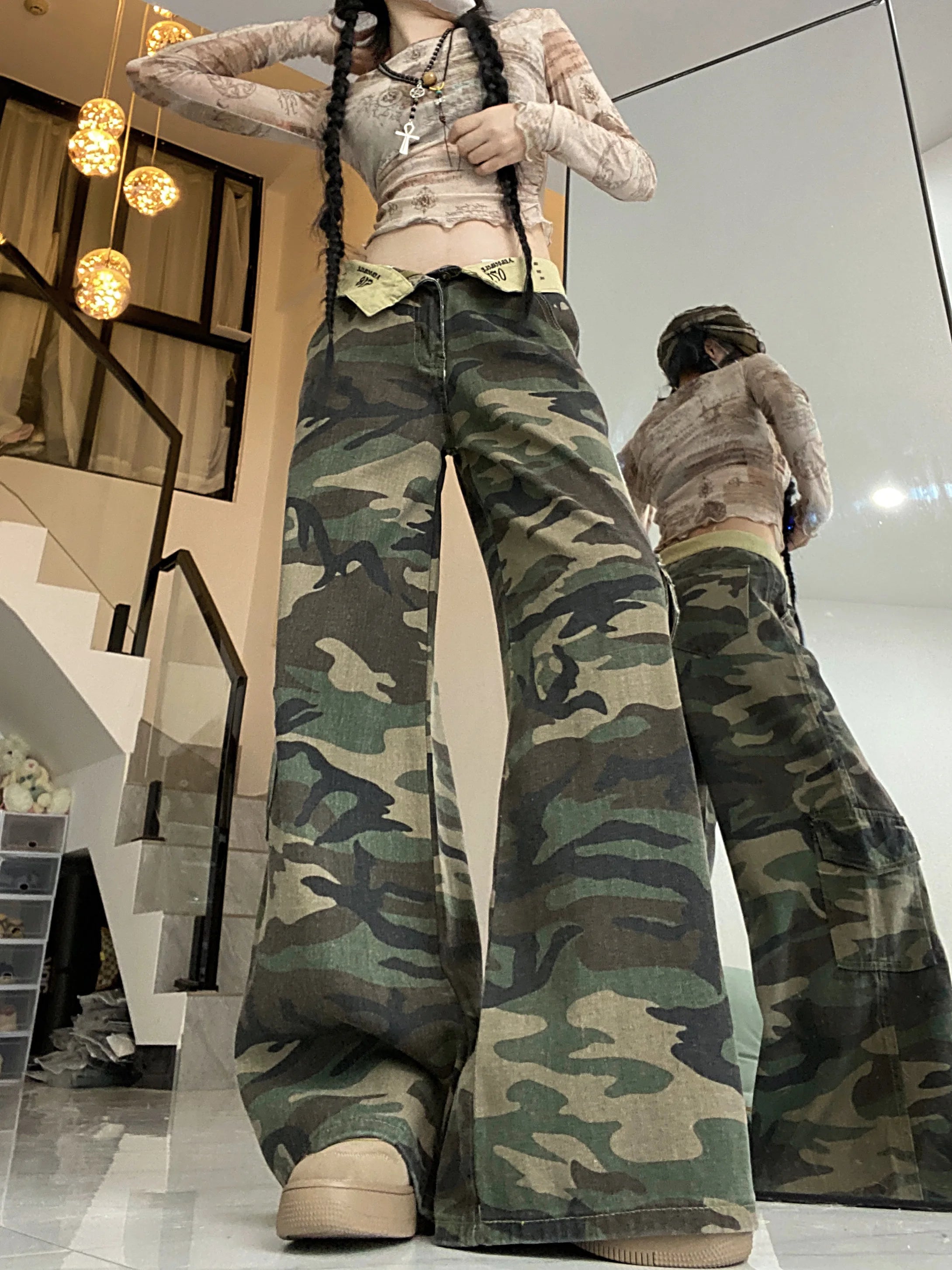 Dopamine Camouflage Pants